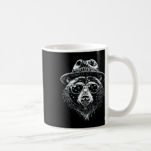 Retro Bear Skiing In Shades Cool Mountain Adventur Coffee Mug