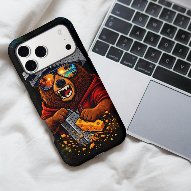 Retro Bear With Cheese Grater Hat and Sunglasses (Créateur téléchargé)