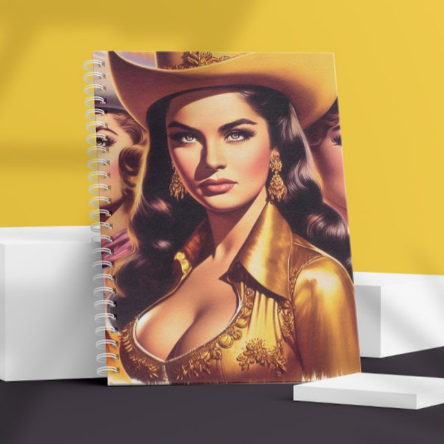 Retro Beautiful Cowgirls Notebook (Creator Uploaded)