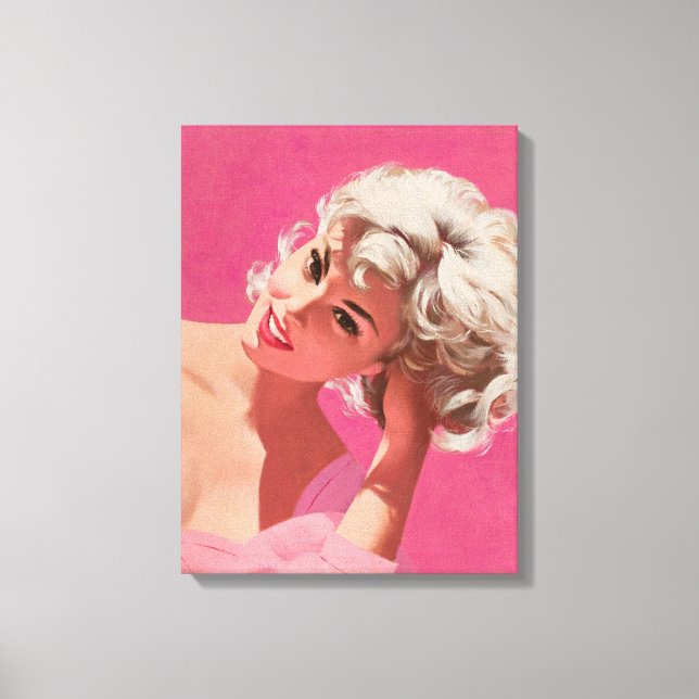 Retro Beauty 25 Canvas Print (Front)