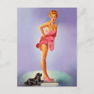 Retro Beauty 56 Postcard