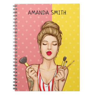 Retro Beauty / Makeup Appointment Notebook