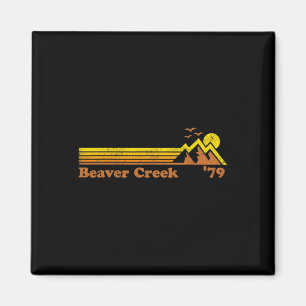 Retro Beaver Creek Ski Resort Colorado Snowboard S Magnet