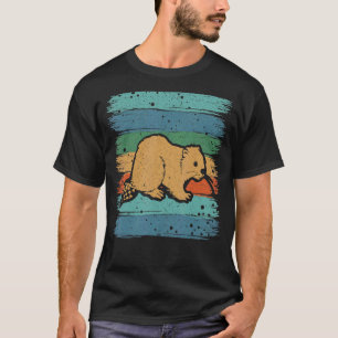 Retro Beaver Wildlife Animal Canada Dam Rodent T-Shirt