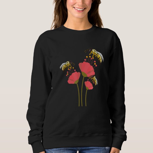 Retro Beekeeper Beekeeping Bumblebee Vintage 1 Sweatshirt (Front)