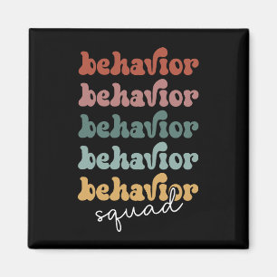 Retro Behaviour Squad Behavioural Therapist Magnet