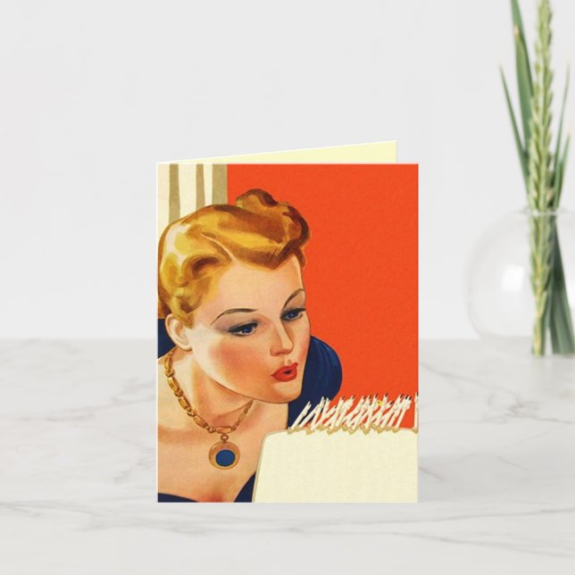 Retro Belated Awesome Birthday Sorry note Card (Front)