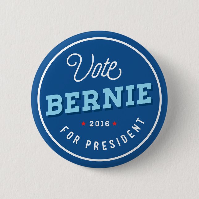 Retro Bernie 2 Inch Round Button (Front)