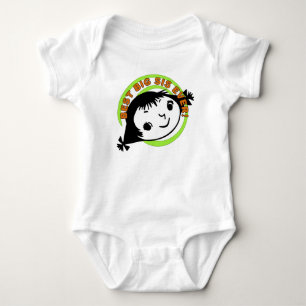 Retro Best Big Sister Ever Baby Bodysuit