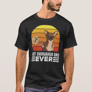 Retro Best Chihuahua Dad Everrts Vintage Chihuahua T-Shirt