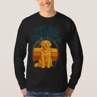 Retro Best Dog Grandpa Ever per Shirt