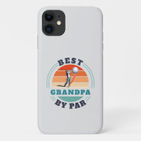 Retro Best Grandpa By Par Custom Parents Day