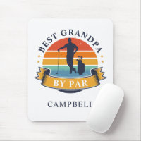Retro Best Grandpa By Par Personalized Golfer Pop