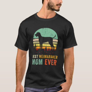 Retro Best Weimaraner Mom Weim Dog Mom 70S Style P T-Shirt