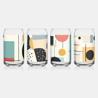 Retro Beverage Can Glassware Vintage Design Can Glass
