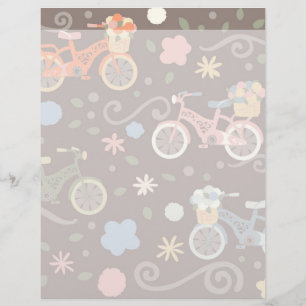 Retro Bicycle and Flowers