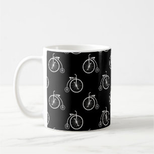 Retro Bicycle Seamless Pattern Coffee Mug