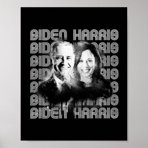 Retro Biden Harris Pride Poster