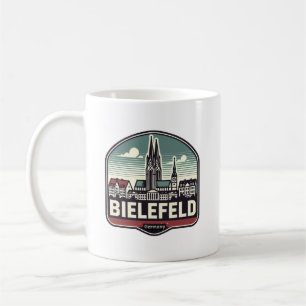 Retro Bielefeld Skyline  Coffee Mug