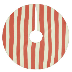 Retro Big Top Striped Christmas Tree Skirt