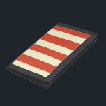 Retro Big Top Striped Nylon Wallet<br><div class="desc">Step right up, folks! Step right up to the amazing Retro Big Top Striped Nylon Wallet. Yes, come one come all! This classic pattern features wide, red and cream stripes reminiscent of a big top circus tent. This design pairs beautifully with StrangeLittleOnion's Vintage Circus line of products. Just like the...</div>