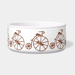 Retro Bike Pet Bowl