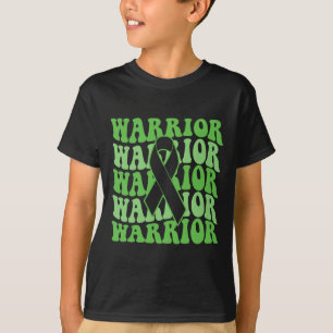 Retro Bile Duct Cancer Warrior Green Ribbon Awaren T-Shirt