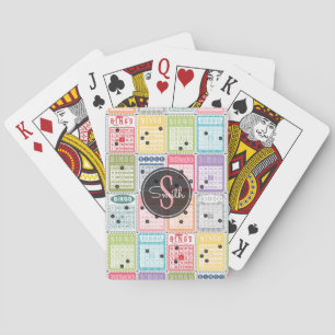 Retro Bingo Playing Cards