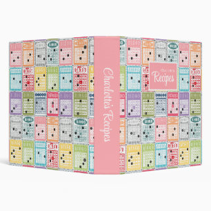 Retro Bingo Recipe Binder