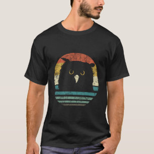 Retro Bird Of Prey Owl Lover Gift Idea Eurasian Ea T-Shirt