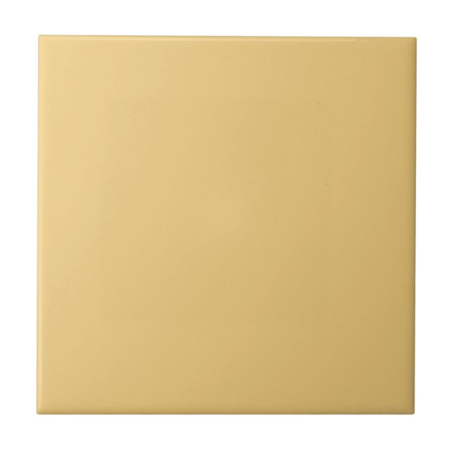Retro Bird Yellow Square Kitchen and Bathroom Tile (Front)