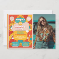 Retro Birthday 60s 70s 80s Music Vintage Party