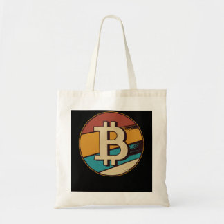 Retro Bitcoin Logo Tote Bag
