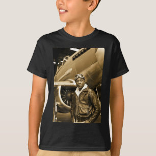 Retro black airmen black history world war 2 T-Shirt