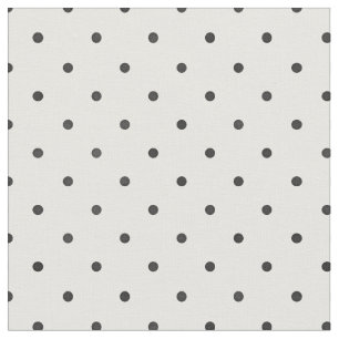 Retro black and white small polka dots pattern fabric