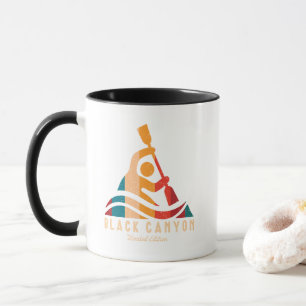 Retro Black Canyon Kayaking Mug