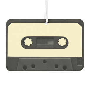 Retro Black Cassette Tape Air Freshener