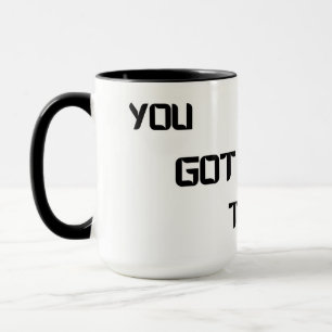 Retro Black Cat "You Got This" Mug