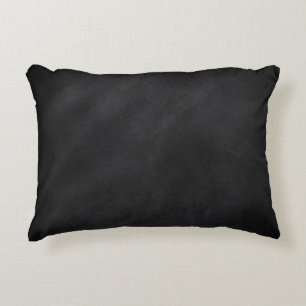 Retro Black Chalkboard Texture Accent Pillow