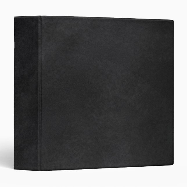 Retro Black Chalkboard Texture Binder (Front/Spine)