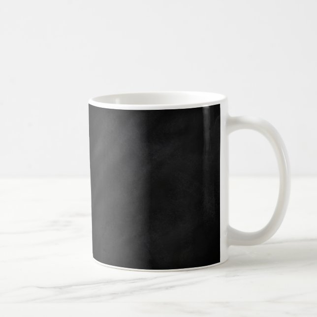 Retro Black Chalkboard Texture Coffee Mug (Right)