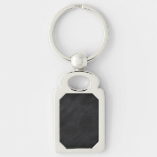 Retro Black Chalkboard Texture Keychain