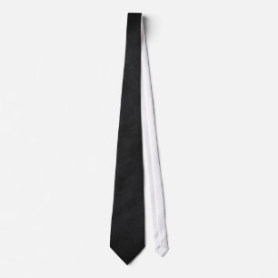 Retro Black Chalkboard Texture Tie