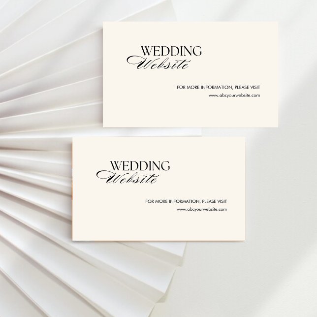 Retro Black chequered old money wedding website Enclosure Card (Creator Uploaded)