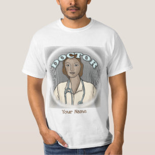 Retro black female doctor T-Shirt