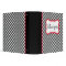 Retro Black Gingham Recipe Binder Gift