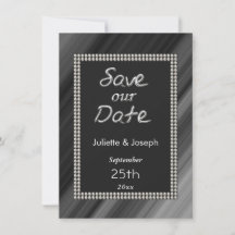 Retro Black & White Pearls with Photo  