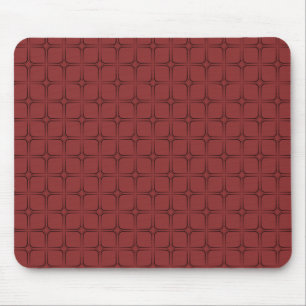 Retro Bliss Mousepad, Crimson Mouse Pad
