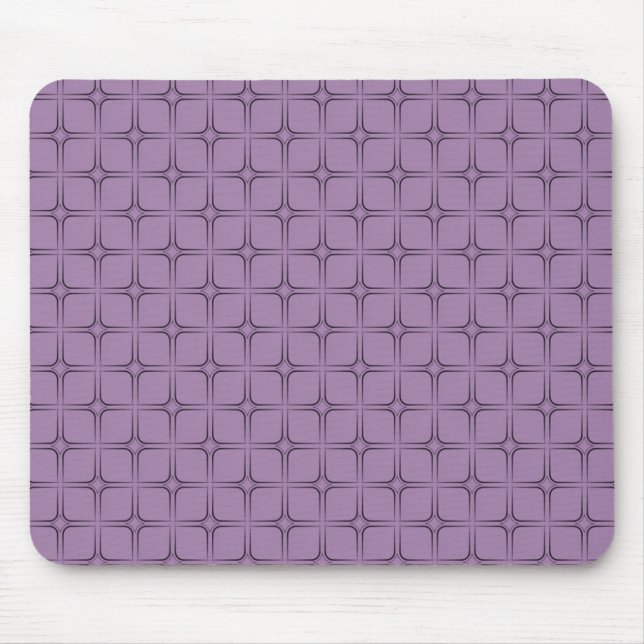 Retro Bliss Mousepad, Lavender Mouse Pad (Front)