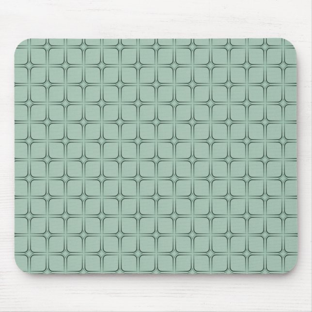 Retro Bliss Mousepad, Sage Mouse Pad (Front)